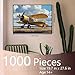 Tucocoo 1000 Piece Jigsaw Puzzles for Adults Vintage Yellow Fighter Plane Jigsaw Puzzle Love for Aircraft Airplane 1000 Pieces Puzzles for Challenging Family Activity Game Wall Decor DIY Puzzle - Image 4