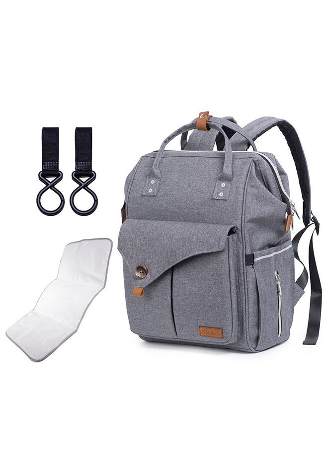 TEKNUM - Reversible Look At Me Stroller With T Diaper Bag And Hooks And Changing Pad - Grey - Image 1