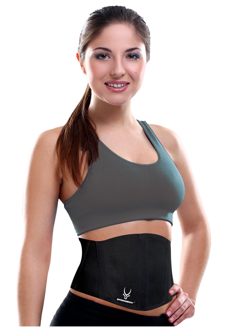 Springbok Springbok Abdominal Binder, Men & Women (1Pc, Black) for Post Surgery Hernia Support, Post C Section, Natural Birth, Abdominal Injuries  - Image 1