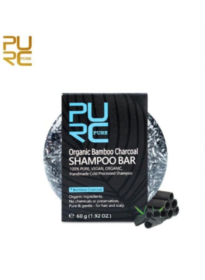 PURC Bamboo Charcoal Shampoo Soap Bar – Natural Anti-Hair Loss & Grey Hair Care, Hair Regrowth & Scalp Nourishing - Image 4