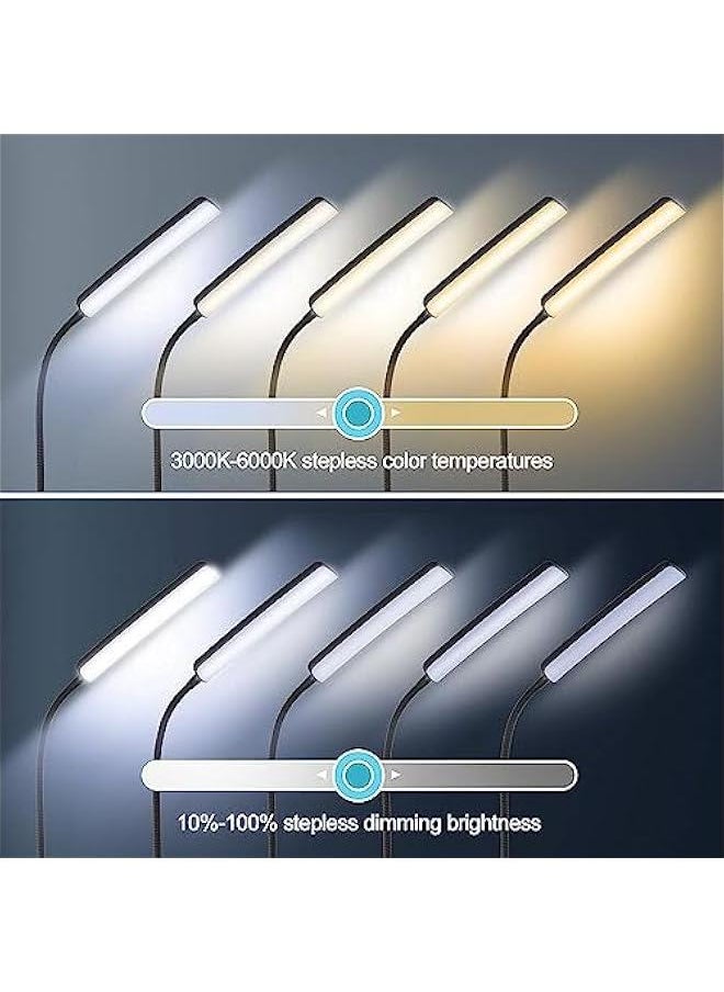 Beauenty - LED Floor Lamp, Bright 15W Floor Lamps for Living Room with 1H Timer, Stepless Adjustable 3000K-6000K Colors & Brightness Standing Lamp with Remote & Touch Control Reading Floor Lamps - Image 1