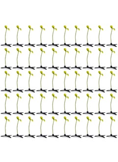Framendino Framendino, 50 Pack Plant Bean Sprout Hair Clips Grass Hairpin Green Clip for Women Girls 