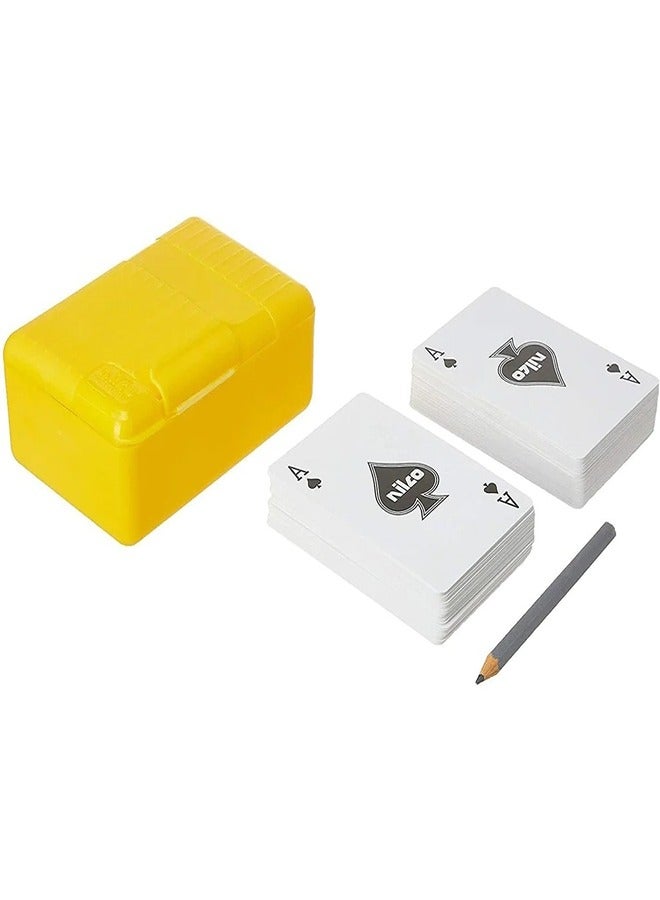 Nilco - Plastic Box Golden Playing Cards - 0573