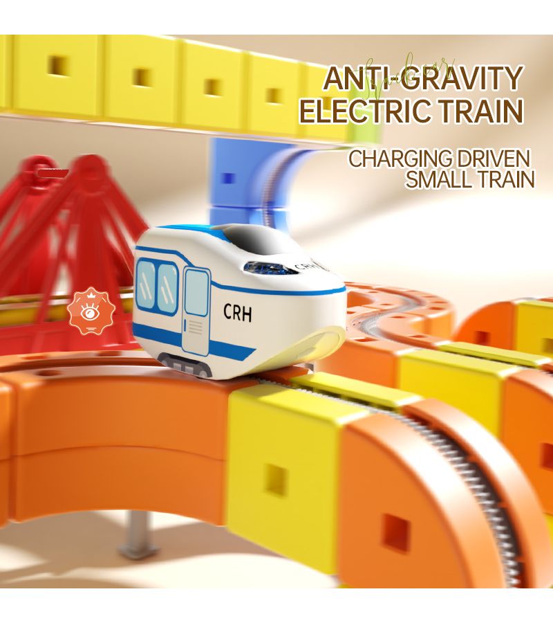 62 Pieces Electric Train Track DIY Assembly Set Birthday Gift - Image 3