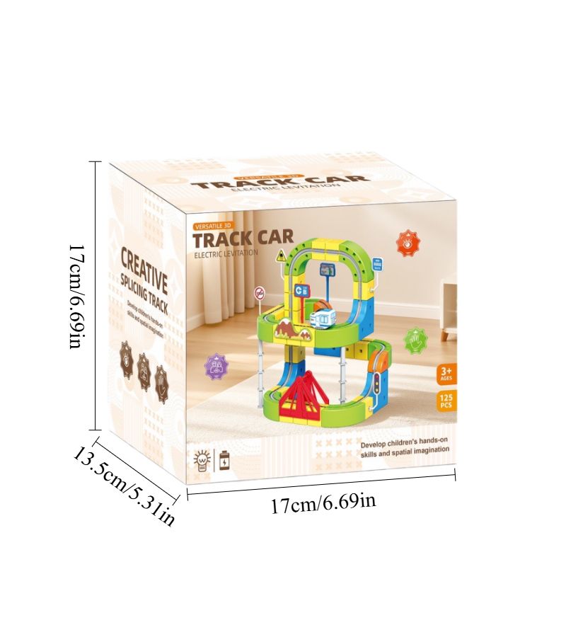62 Pieces Electric Train Track DIY Assembly Set Birthday Gift - Image 5