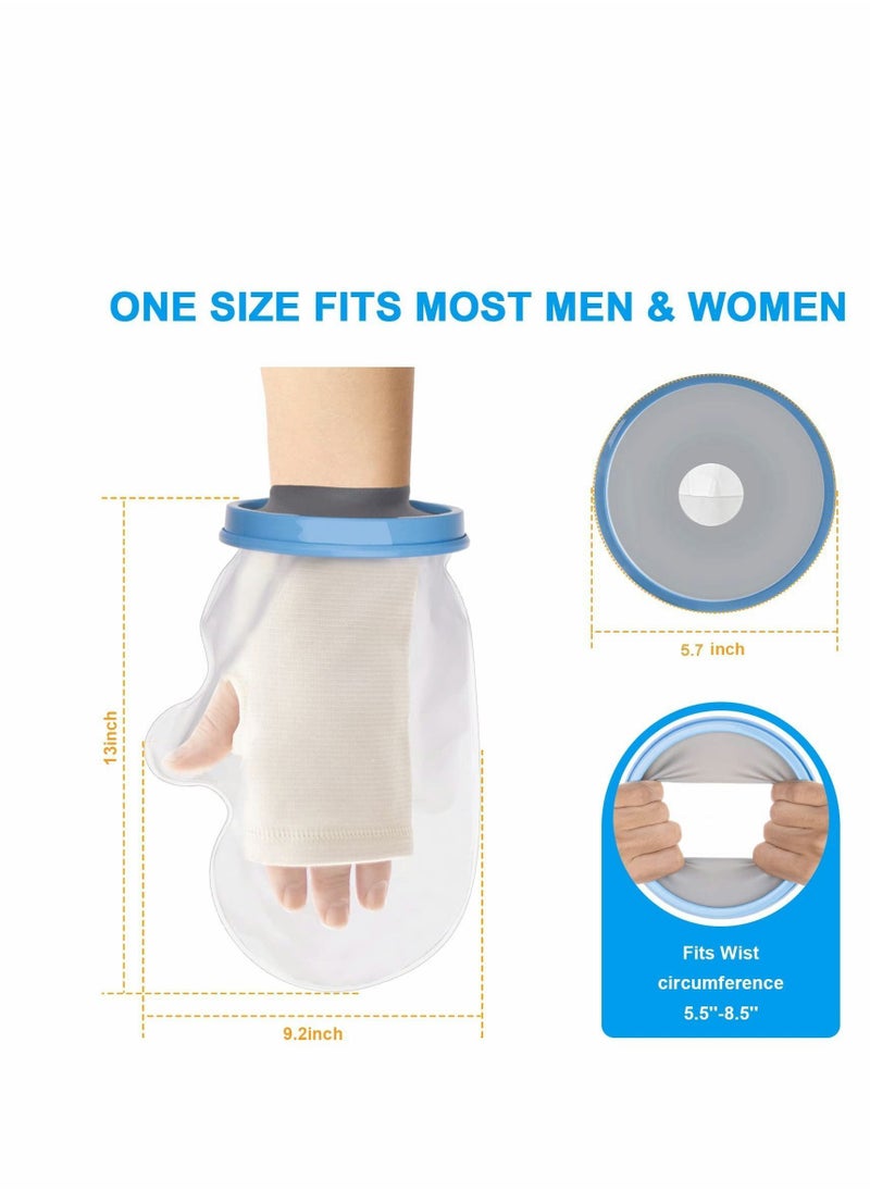Y&D Hand Cast Cover for Shower Bath, Waterproof Adult Watertight Reusable Wound Bandage Protector Hand, Surgery, Burns, Better Grab, Perfect Seal, More Convenient  - Image 4