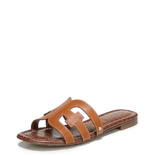 Sam Edelman Women’s Bay Classic Slide Sandal, Saddle,6 - Image 1