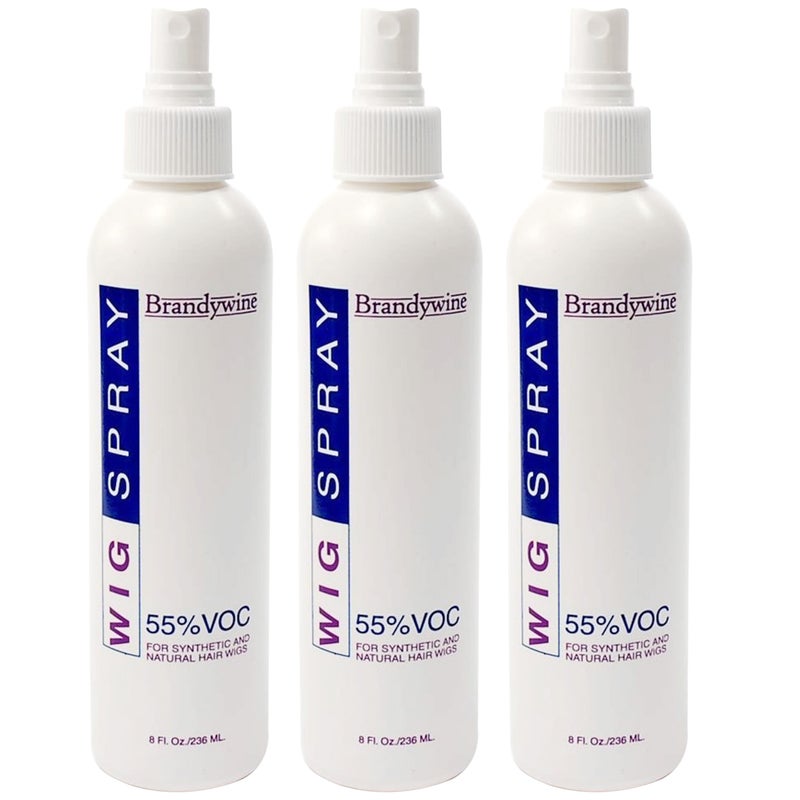 Brandywine Non-Aerosol Wig Spray for Synthetic and Natural Hair Wigs (3 Pack) - Image 1