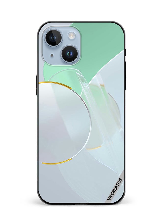 VR CREATIVE Protective Case Cover For Apple iPhone 15 Plus Layers Design Multicolour - Image 1