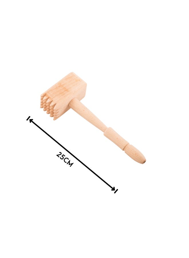 Dania Meat mallet made of strong and healthy beech wood - Image 4
