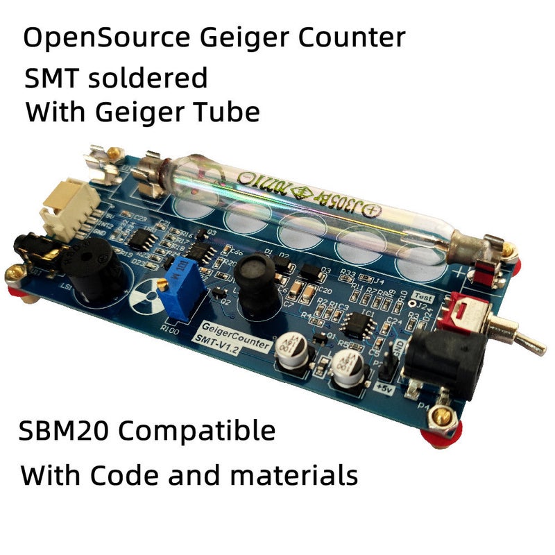 Assembled DIY Geiger Counter Parts Module Nuclear Radiation Detector with Sound and Light Alarm Function - Image 2