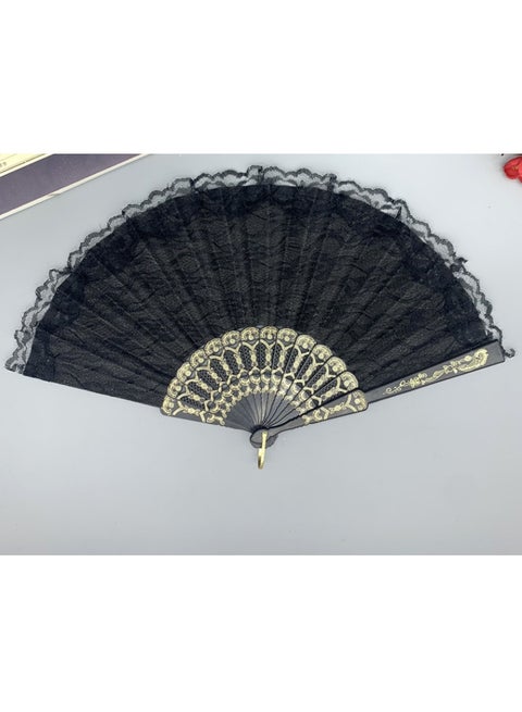 Floral Folding Hand Fan Handheld Folding Fan