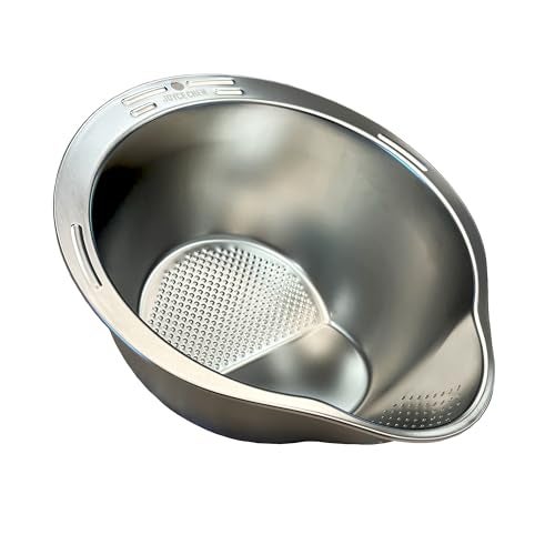 Joyce Chen Stainless Steel Rice Strainer Bowl Rice Washer Colander - Image 5