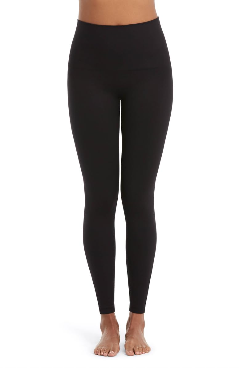 Spanx Look At Me Now Seamless Leggings Black Small - Image 1