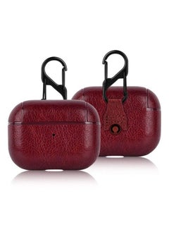 Applicable To Apple Wireless Bluetooth Headset Protective Cover Airpods2/3/4/pro2 Skin Conjoined Protection-Color:Red-Model:airpods Pro