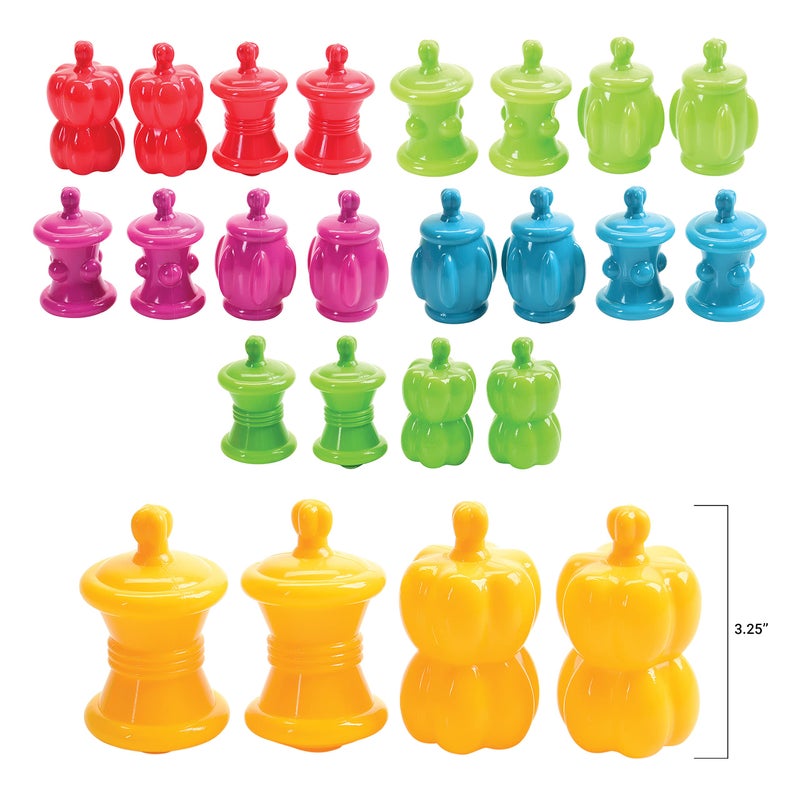 Constructive Playthings Colorful Snap Beads Set for Children and Toddlers Ages 1+, Pop Beads Arts and Craft Developmental Kids STEM Toy Set, Multicolor - Image 4