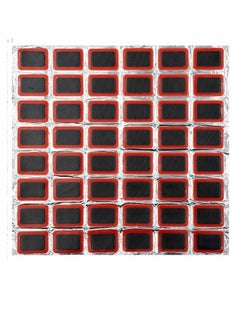 48Pcs Square Patch + 48pcs Round Patch Bike Tyre Repair Kits Inner Tube Puncture Repair Kit Tyre Rubber Glue Repair Tool Rubber Patches Round Rubber Patches for Bike Tyre Puncture Repairing