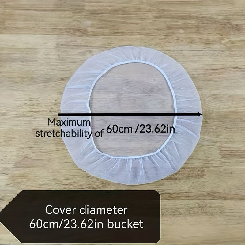 Small Durable Polyester Mesh Cover For Outdoor Rain Barrel Universal Model Suitable For Square And Round Rainwater Collection Barrels Thickened Reinforced Filter Net Blocks Leaves Mosquitoes Dust Debris - Image 3