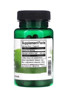SWANSON Full Spectrum Moringa Oleifera 400 mg 60 Capsules  - Image 2