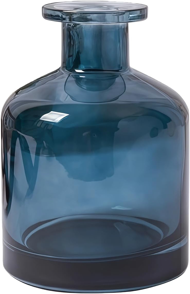 NaRaMax 1PCS 150ml/5oz Empty Refillable Glass Diffuser Bottle Diffuser Jars Aromatherapy Storage Container Fragrance Accessories Use for DIY Replacement Reed Diffuser Sticks Crafts Decor (Blue) - Image 1