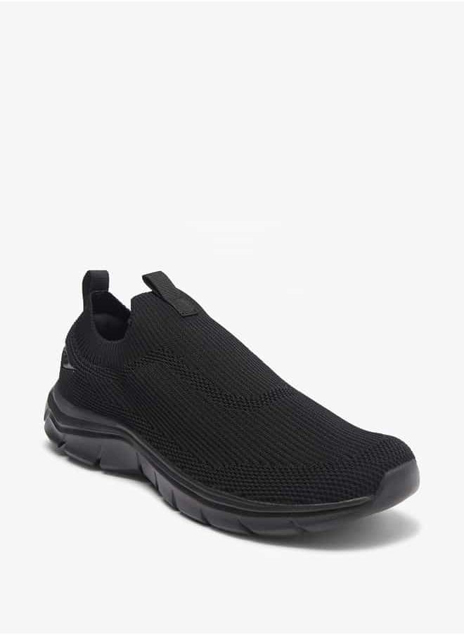 Dash Men Textured Slip-On Sports Shoes with Pull Tabs  - Image 1