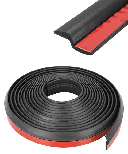 SCUARI 13Ft Automotive Weather StrippingCar Accessories Door Rubber Seal StripCar Front Windshield StripSuper Flexible ZShaped Rubber Cars Door Seal StripSuitable for Cars RVsVans - Image 1