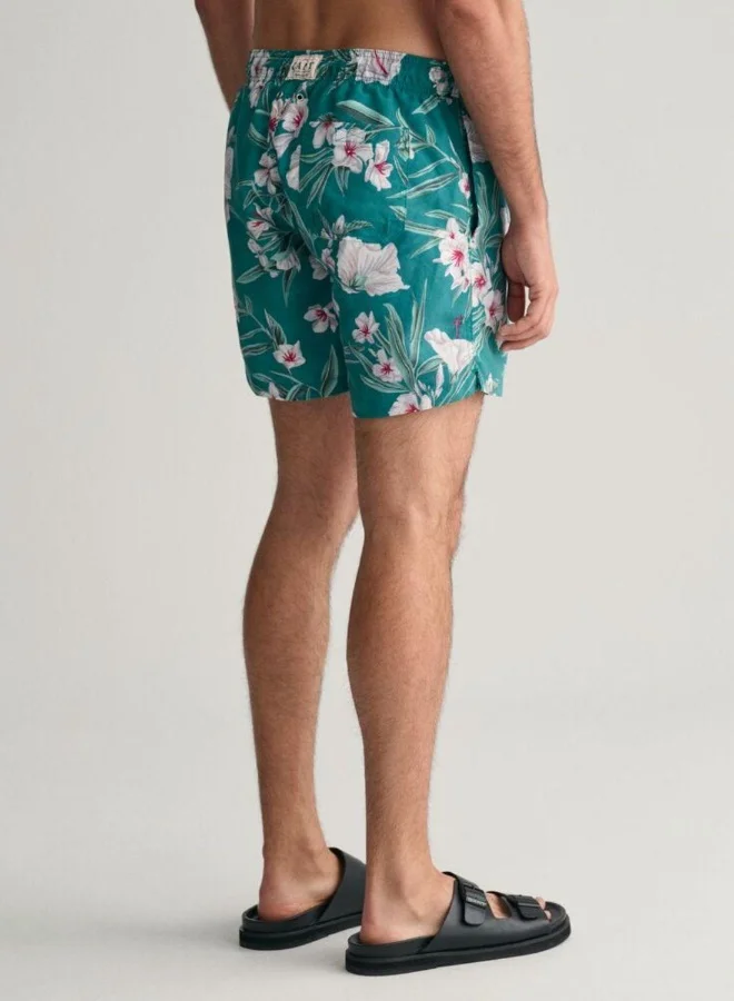 GANT Gant Oleander Print Swim Shorts