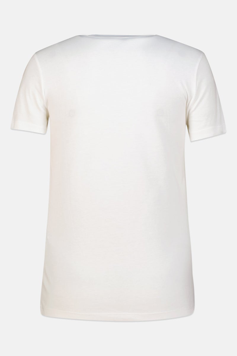 Nike Women Sportswear Fit Short Sleeve Outdoor T-Shirt, White - Image 2