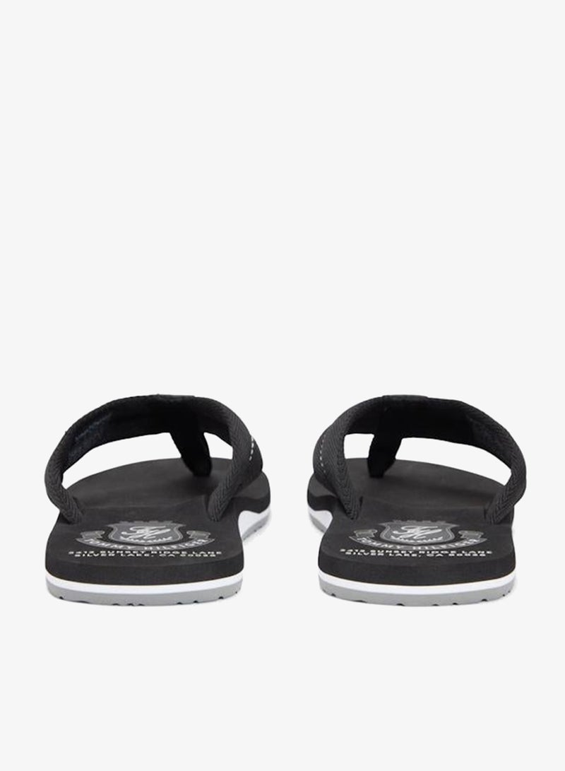 TOMMY HILFIGER Crest Patch Webbing Strap Flip-Flops - Image 3