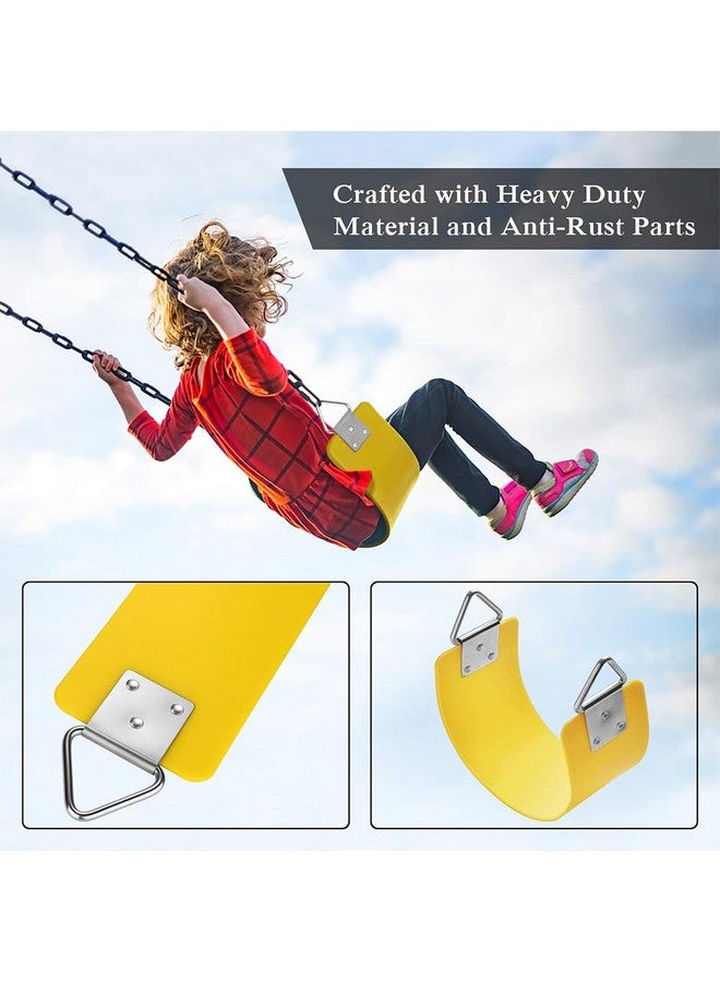 Toy park Commercial Grade Heavy Duty Swing seat | Heavy Duty Playground Swing Seats -Yellow - Image 5