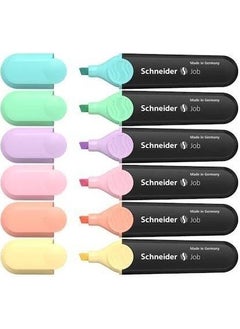 Schneider Highlighter Pen Pastel Colors Pack of 6  - Image 1