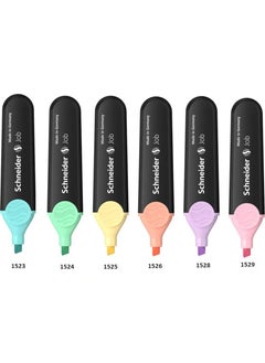 Schneider Highlighter Pen Pastel Colors Pack of 6  - Image 2