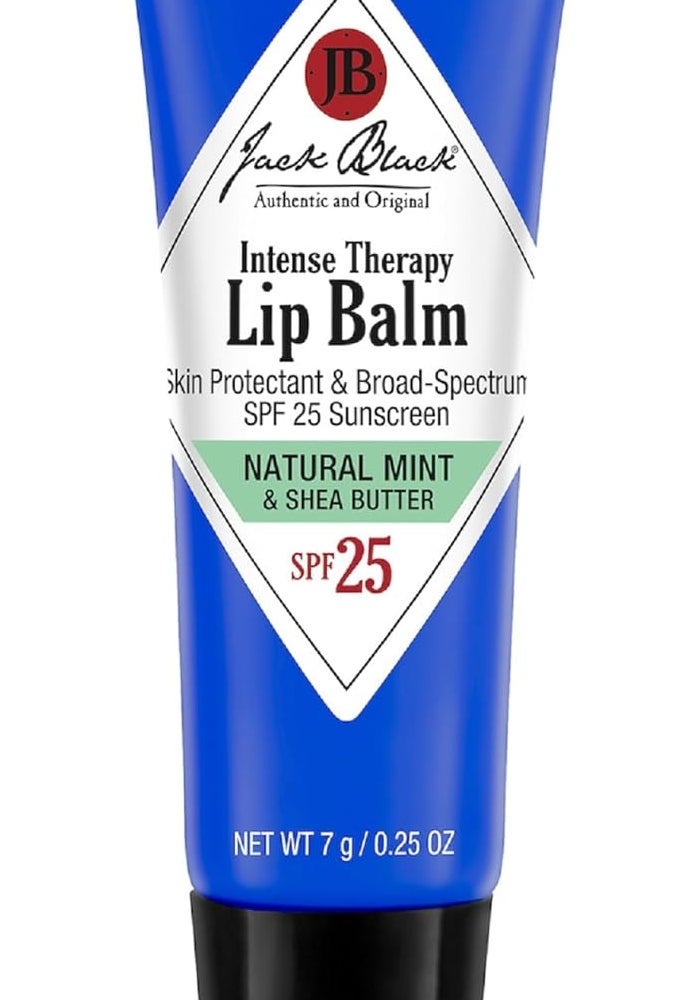 Jack Black Intense Therapy Lip Balm SPF 25 with Natural Mint & Shea Butter - Image 1