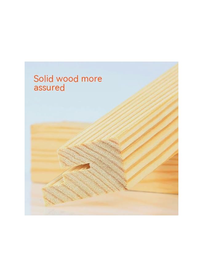 The Bros Versatile Wood 5x7 Picture Frame - Display 3.5x5/4x6 Photos with or Without Mat - Tabletop and Wall Mountable - Image 4