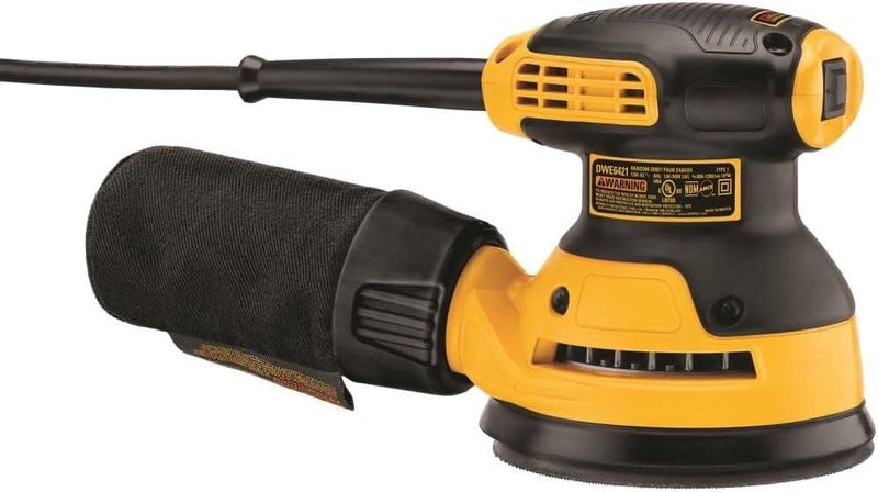 DEWALT DEWALT Orbital Sander Kit 5 inch 3 amp Corded 12000 OPM DWE6421K  - Image 2