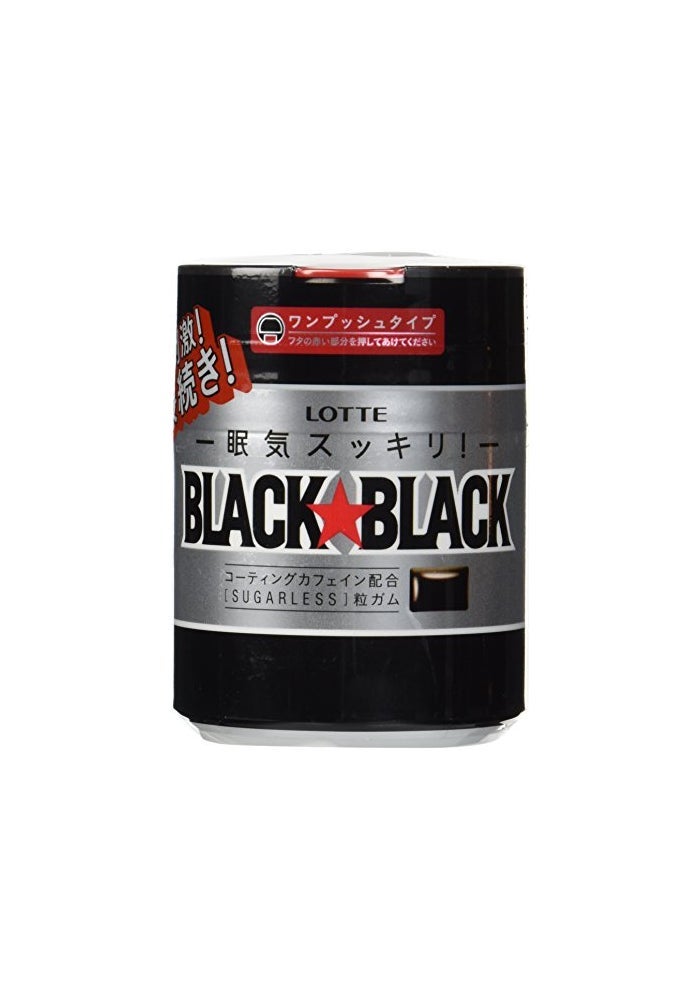 Lotte  Black Black Chewing Gum in Bottle 52oz - Image 1