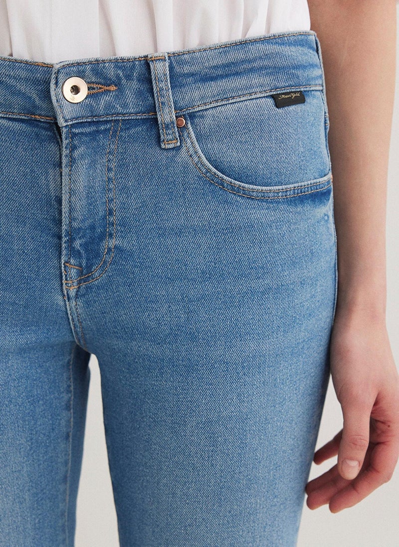 MAVI Molly Light Blue Jean Pants - Image 4