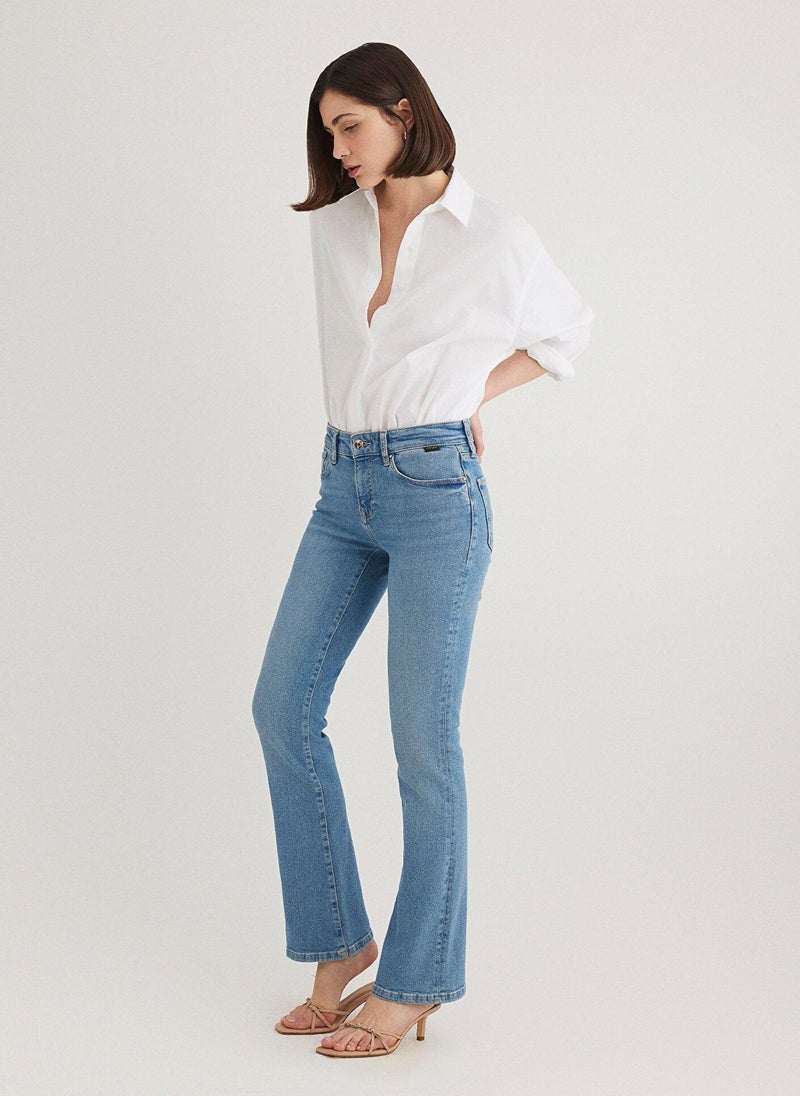 MAVI Molly Light Blue Jean Pants - Image 1