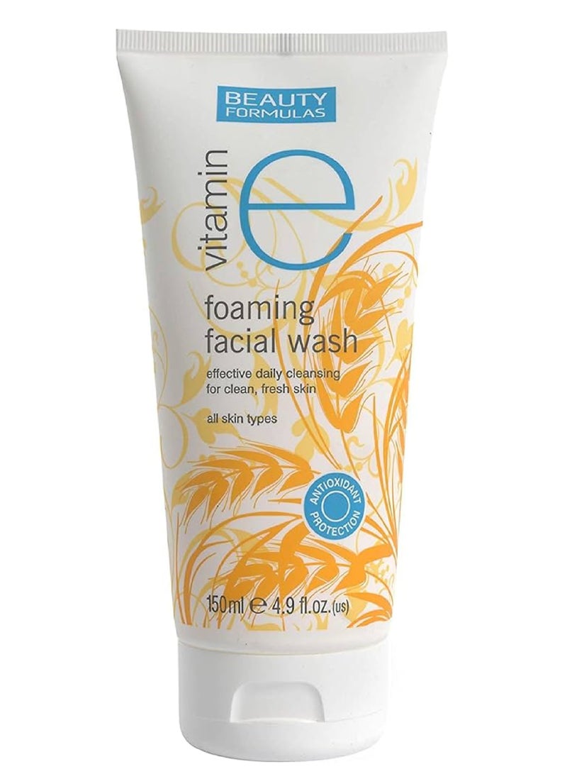 BEAUTY FORMULAS غسول فوم فيتامين E من بيوتي فورمولا 150 مل