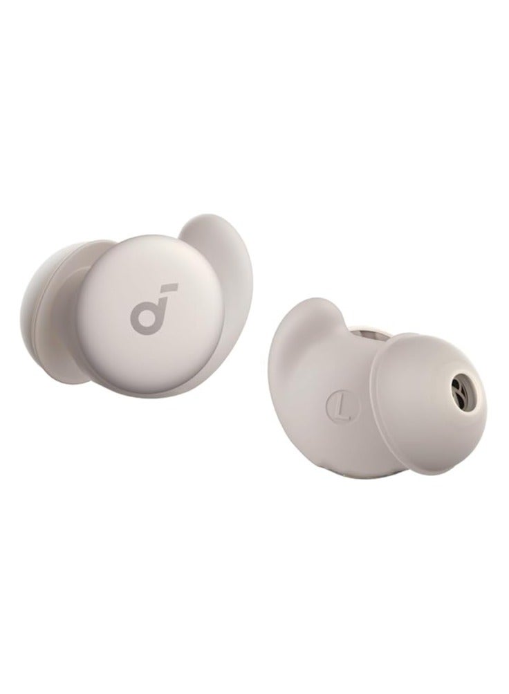 Sleep A20 by Anker Sleep Earbuds, Noise Blocking Sleep Headphones, Small Design for Side Sleepers, 80H Playtime, Stream Content via Bluetooth 5.3, Sleep Monitor, Personal Alarm Beige