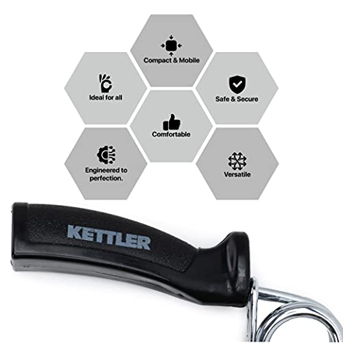 Kettler Spring Grips, German Technology Powered 100 Pounds to 350 Pounds New Hand Grips Increase Strength Spring Finger Pinch Expander Hand A Type Gripper Exerciser, Ideal for Men & Women - Image 2