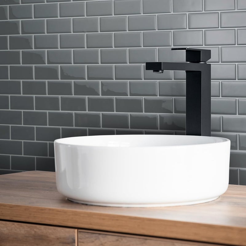 Smart Tiles Peel and Stick Backsplash - 10 Sheets of 10.95" x 9.70" - 3D Adhesive Peel and Stick Tile Backsplash for Kitchen, Bathroom, Wall Tile, Subway Grigio - Image 5