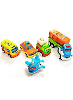 Manos Manos Diecast Truck,car,Bus,Aeroplane & auto Toy for Kids I Mini Size Toy for Kids I Pull Along Toy for kis 2 3 4 5 Years Old  - Image 2