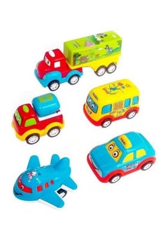 Manos Manos Diecast Truck,car,Bus,Aeroplane & auto Toy for Kids I Mini Size Toy for Kids I Pull Along Toy for kis 2 3 4 5 Years Old  - Image 3