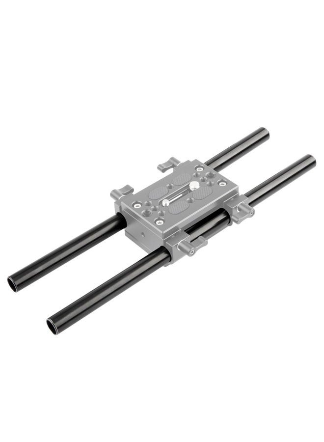 NICEYRIG 15mm Rod 16 Inch (40CM) Long for Shoulder Rig Rod Support System, Black Aluminum Alloy, Pack of 2-171 - Image 5