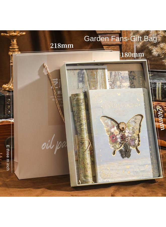 Bluejw Vintage Hollow Hand Ledger Suit Gift Box High Beauty Notebook Stationery Girl Cute Hand Ledger Girl Day - Image 1