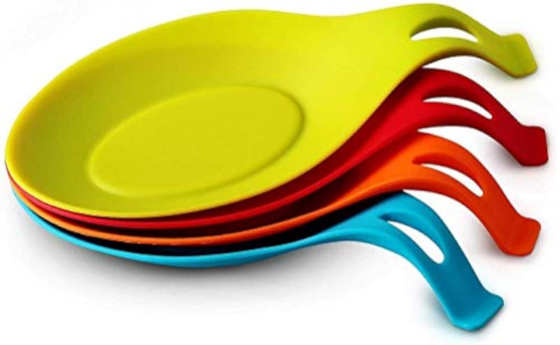 one year warranty_Silicone Spoon Rest Kitchen Spoon Holder 4 pack