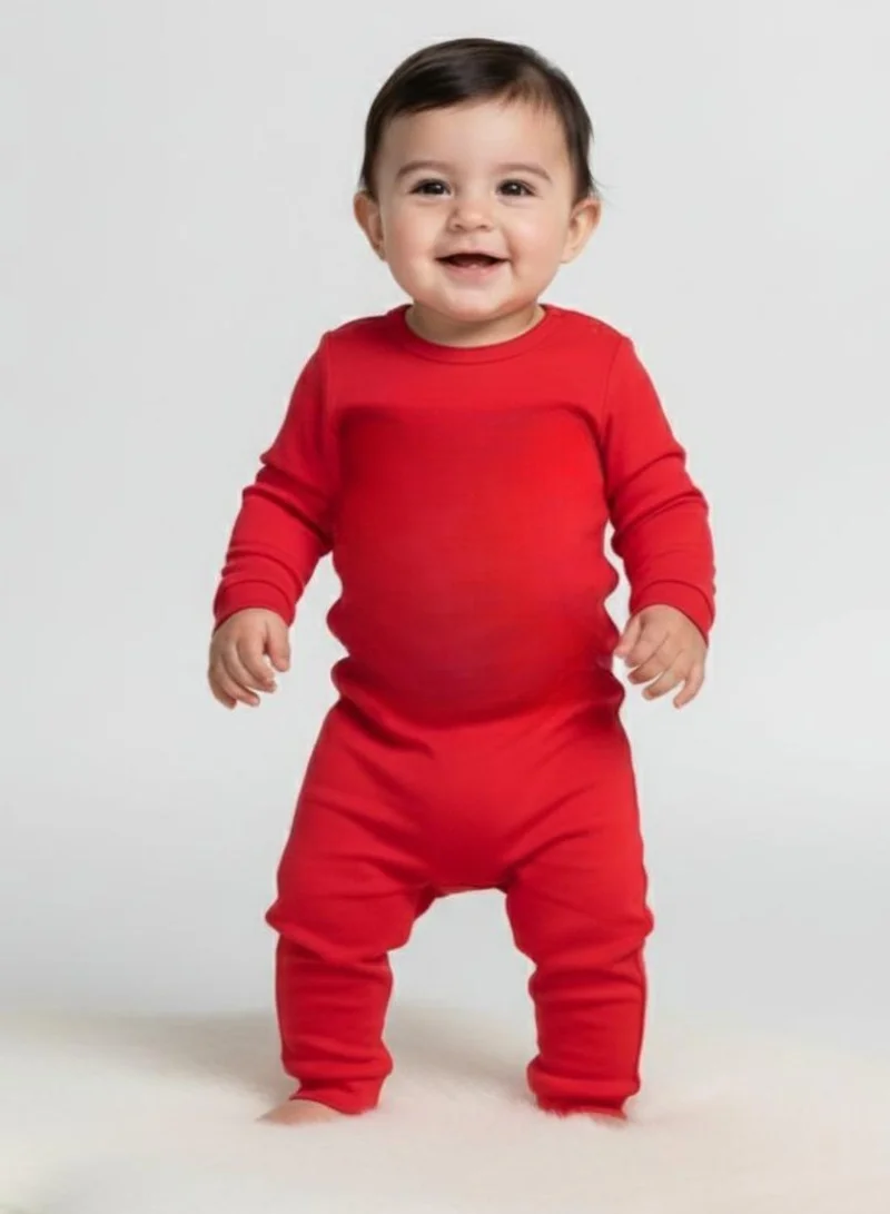 بيبي كلو Soft Cotton Plain Romper for Baby