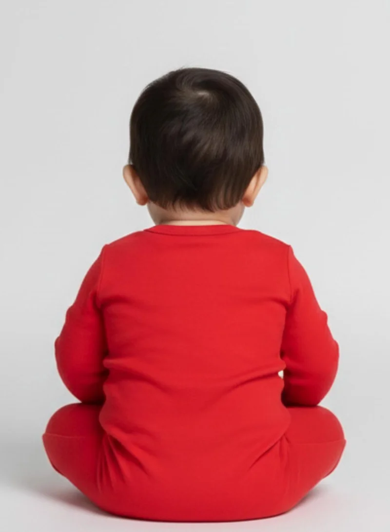 بيبي كلو Soft Cotton Plain Romper for Baby