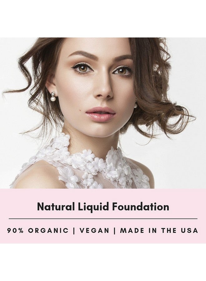 Mom's Secret 100% Natural Foundation, Organic, Vegan, Aloe Based, Natural Sun Protection, Gluten Free, Cruelty Free, Made In The Usa, 1Fl Oz. (Sand Dune - A Medium Olive) - Image 2